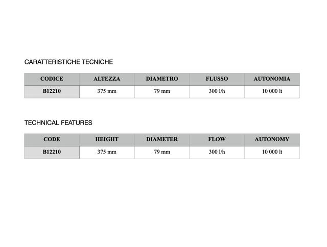Fiber 350 ultrafiltrazione sottolavello con attacco Rapid System